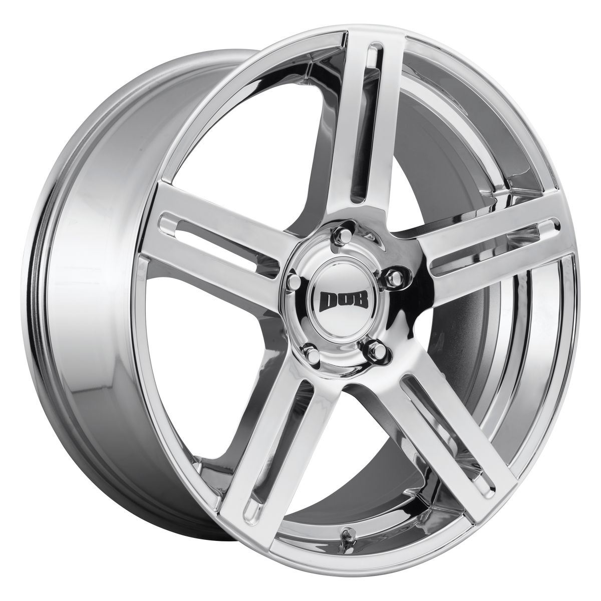 DUB S249 ROC Chrome Plated 22x9.5 +30 6x135mm 87.1mm - WheelWiz
