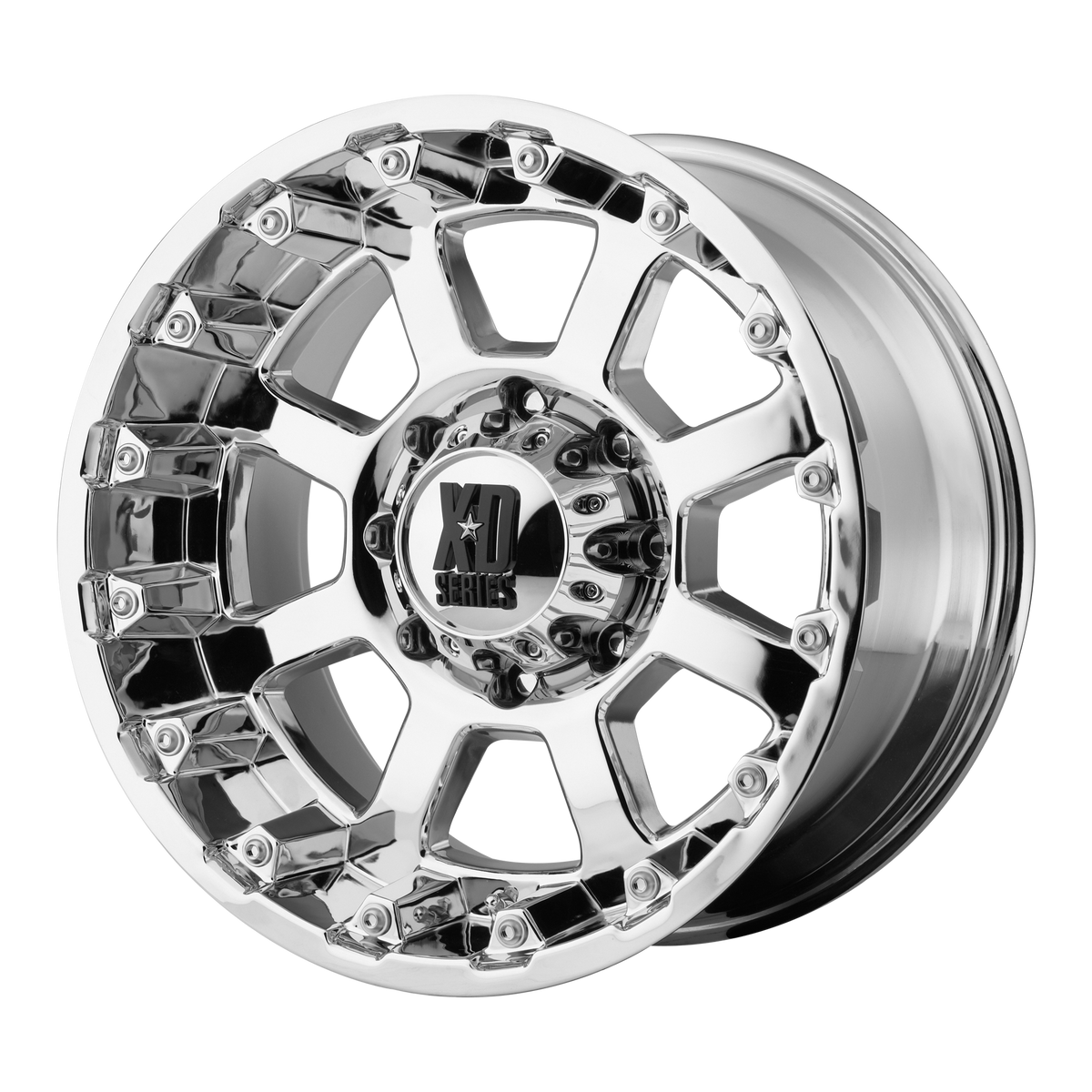 XD Series XD807 STRIKE Chrome 18x10 -24 6x135mm 87.1mm - WheelWiz