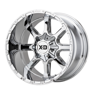 XD Series XD838 MAMMOTH Chrome 24x14 -76 6x135|6x139.7mm 106.1mm - WheelWiz