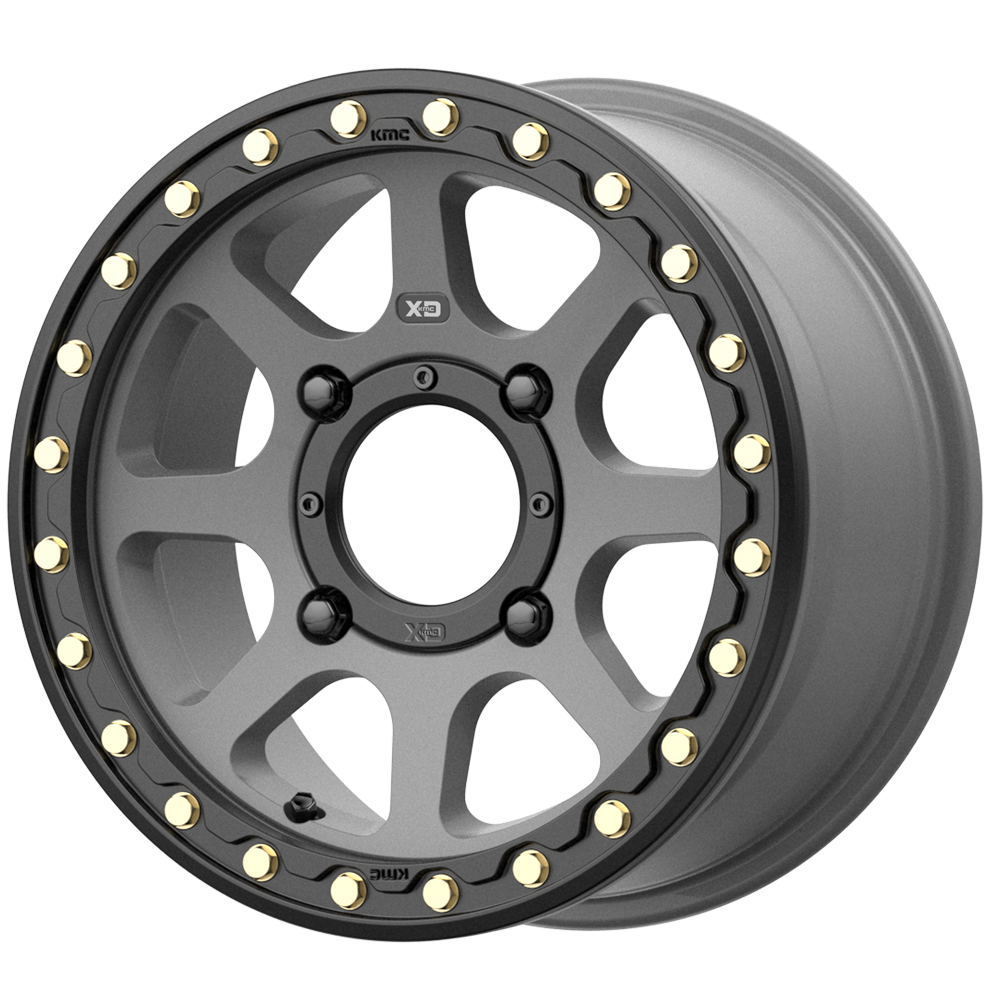 XD Series XS234 ADDICT 2 BEADLOCK Satin Gray 14x7 +10 4x110mm 86mm - WheelWiz