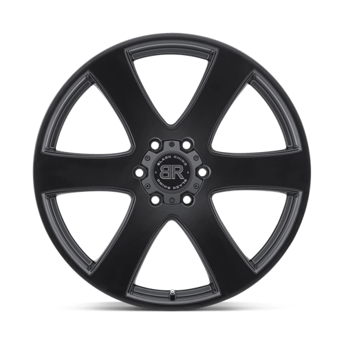 Black Rhino HAKA Matte Black 22x9.5 +30 6x135mm 87.1mm - WheelWiz