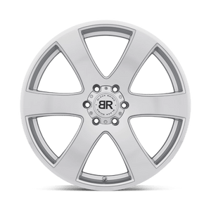 Black Rhino HAKA Silver W/ Machine Face 22x9.5 +30 6x135mm 87.1mm - Wheelwiz