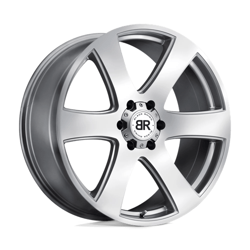 Black Rhino HAKA Silver W/ Machine Face 20x8.5 +15 6x139.7mm 112.1mm - WheelWiz