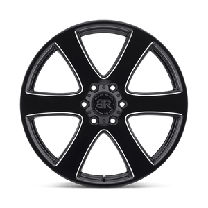 Black Rhino HAKA Gloss Black W/ Milled Spokes 20x8.5 +45 6x139.7mm 112.1mm - Wheelwiz