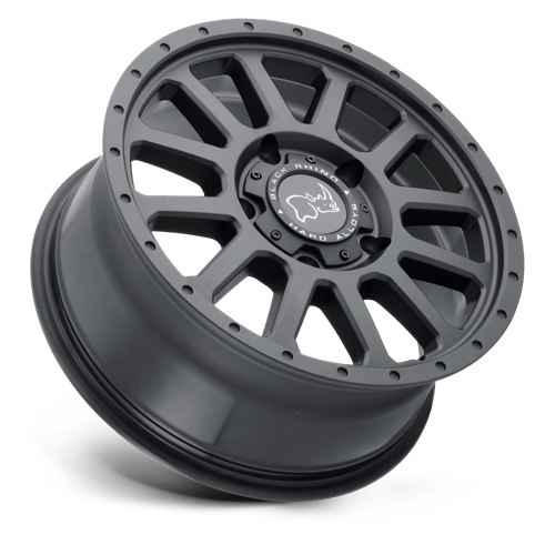 Black Rhino HAVASU Matte Black 17x7.5 +45 6x139.7mm 112.1mm - WheelWiz