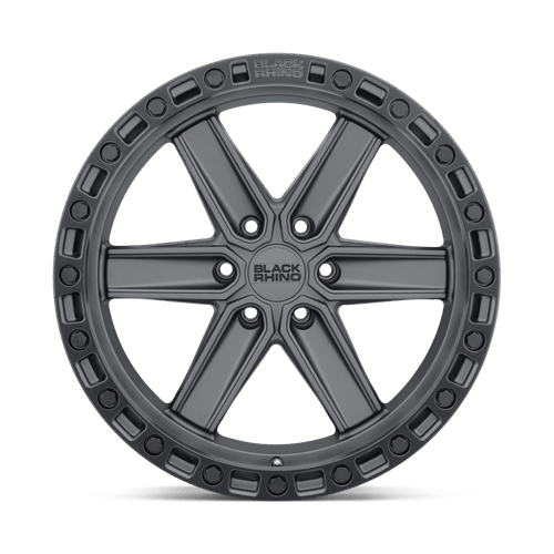 Black Rhino HENDERSON Gun Black W/ Black Ring 20x9.5 0 6x135mm 87.1mm - Wheelwiz