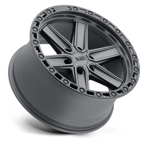 Black Rhino HENDERSON Gun Black W/ Black Ring 20x9.5 -18 6x139.7mm 112.1mm - WheelWiz