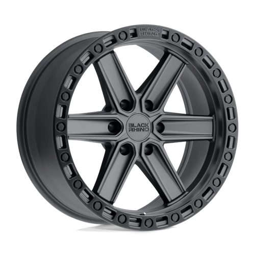 Black Rhino HENDERSON Gun Black W/ Black Ring 17x9 0 6x135mm 87.1mm - WheelWiz