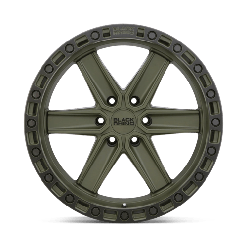 Black Rhino HENDERSON Olive Drab Green W/ Black Ring 17x9 0 6x135mm 87.1mm - Wheelwiz