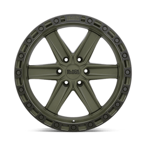Black Rhino HENDERSON Olive Drab Green W/ Black Ring 17x9 0 6x135mm 87.1mm - Wheelwiz