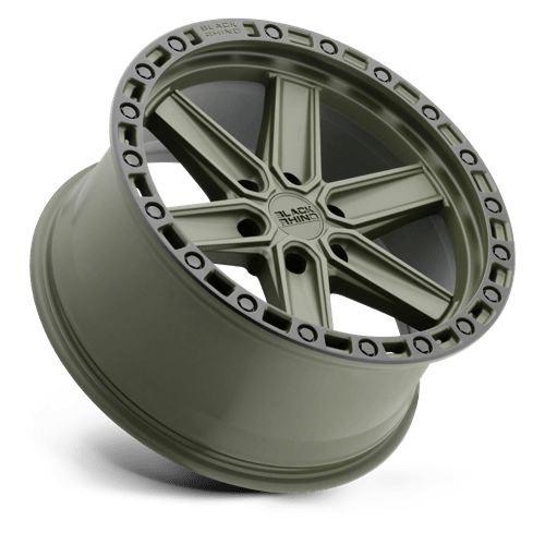 Black Rhino HENDERSON Olive Drab Green W/ Black Ring 20x9.5 +18 6x139.7mm 112.1mm - Wheelwiz