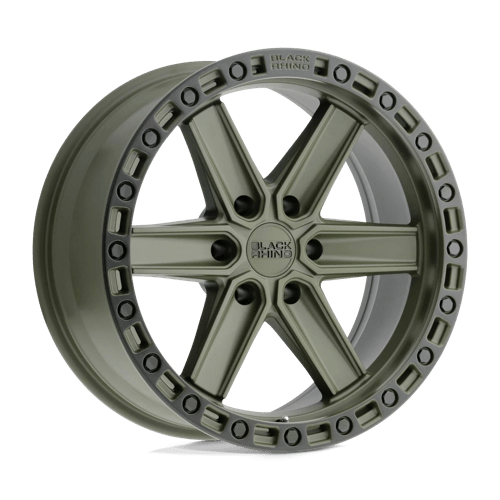 Black Rhino HENDERSON Olive Drab Green W/ Black Ring 17x9 0 6x135mm 87.1mm - Wheelwiz
