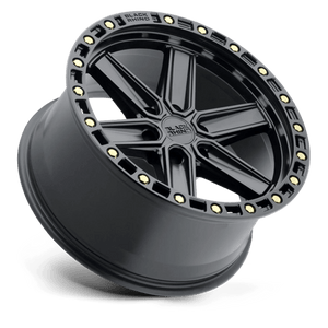 Black Rhino HENDERSON Matte Black W/ Brass Bolts 18x9 0 6x135mm 87.1mm - WheelWiz