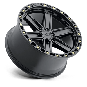 Black Rhino HENDERSON Matte Black W/ Brass Bolts 20x9.5 +18 6x139.7mm 112.1mm - Wheelwiz