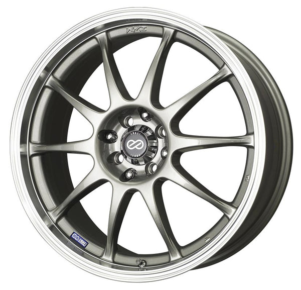 Enkei J10 Silver Paint 18x7.5 +42 4x100|4x108mm 72.6mm– Wheelwiz