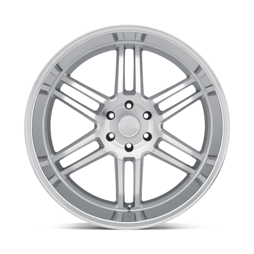 Black Rhino KATAVI Silver W/ Mirror-cut Face 22x10 +30 5x127mm 71.5mm - WheelWiz