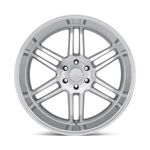 Black Rhino KATAVI Silver W/ Mirror-cut Face 22x10 +30 5x127mm 71.5mm - WheelWiz