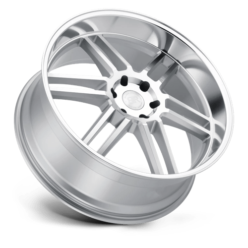 Black Rhino KATAVI Silver W/ Mirror-cut Face 22x10 +10 6x139.7mm 112.1mm - Wheelwiz
