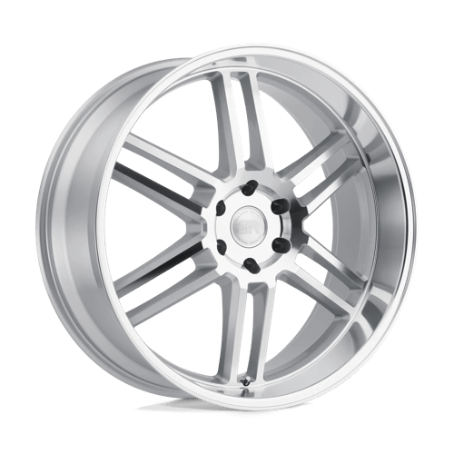 Black Rhino KATAVI Silver W/ Mirror-cut Face 24x10 +30 5x150mm 110.1mm - WheelWiz