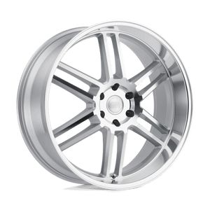 Black Rhino KATAVI Silver W/ Mirror-cut Face 24x10 +30 5x150mm 110.1mm - WheelWiz