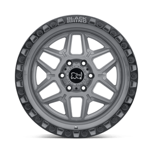 Black Rhino KELSO Battleship Gray W/ Black Ring 17x9 0 5x127mm 71.5mm - Wheelwiz