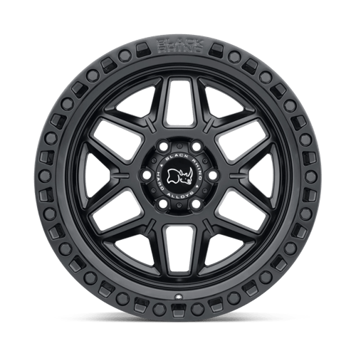 Black Rhino KELSO Matte Black 18x9 +12 6x114.3mm 76.1mm - Wheelwiz