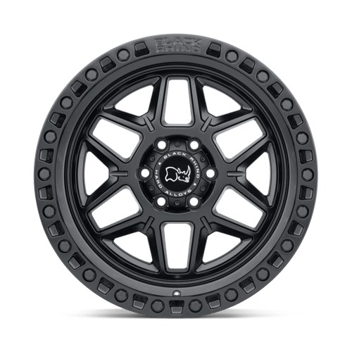 Black Rhino KELSO Matte Black 18x9 +12 6x114.3mm 76.1mm - Wheelwiz