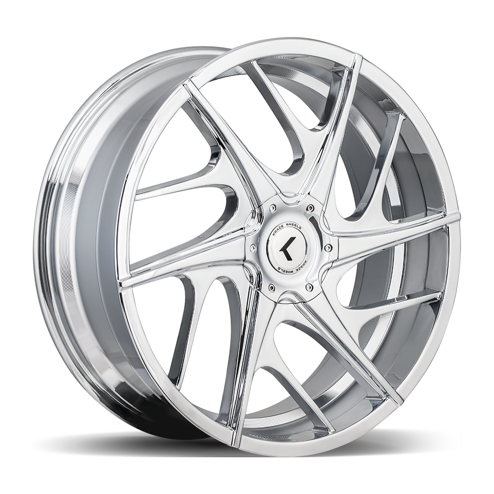 Kraze ROGUE Chrome 22x8.5 +40 5x112|5x114.3mm 73.1mm - WheelWiz