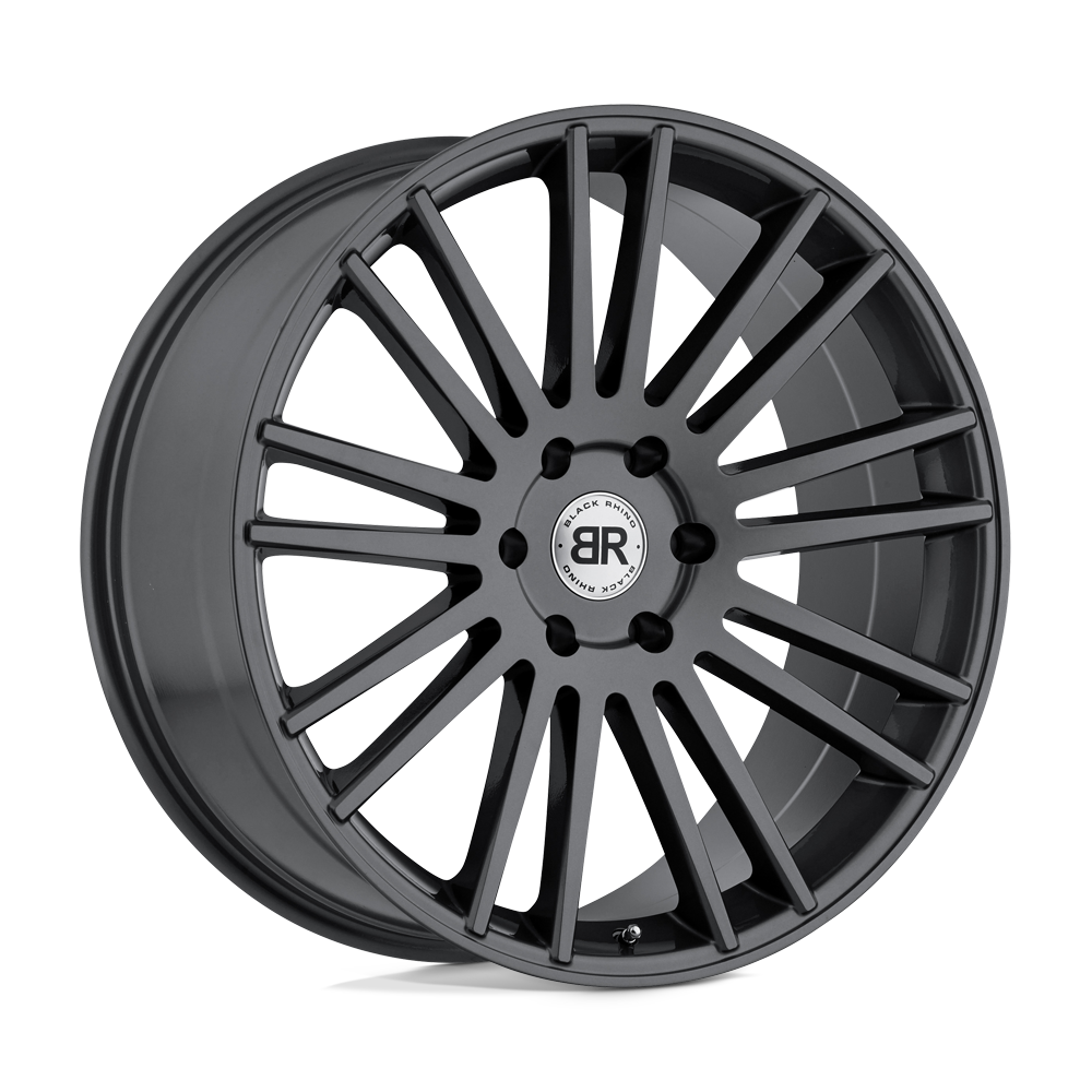 Black Rhino KRUGER Gloss Gunmetal 24x10 +25 6x139.7mm 112.1mm - WheelWiz