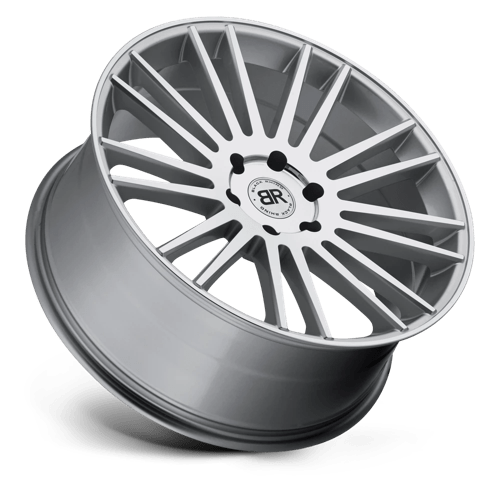 Black Rhino KRUGER Silver W/ Mirror-cut Face 22x9.5 +30 5x127mm 71.5mm - WheelWiz
