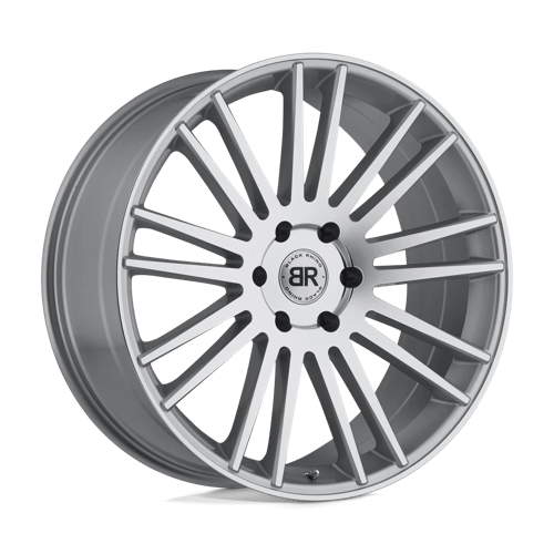 Black Rhino KRUGER Silver W/ Mirror-cut Face 24x10 +25 5x139.7mm 78.1mm - Wheelwiz