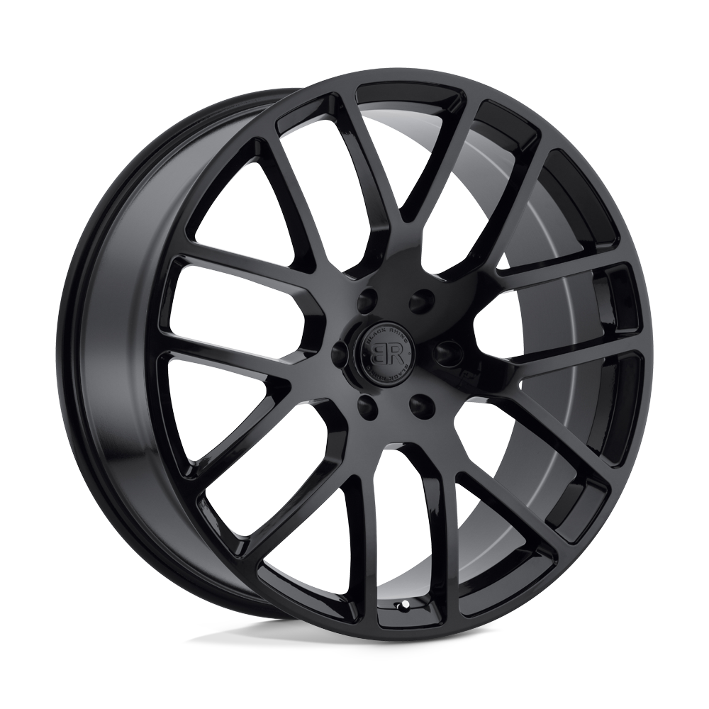 Black Rhino KUNENE Gloss Black 24x10 +25 6x139.7mm 112.1mm - WheelWiz