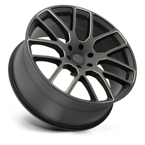 Black Rhino KUNENE Matte Black W/ Dark Tint Spoke 22x9.5 +25 6x139.7mm 112.1mm - Wheelwiz