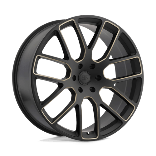 Black Rhino KUNENE Matte Black W/ Dark Tint Milled Spokes 24x10 +25 5x139.7mm 78.1mm - WheelWiz