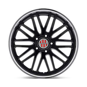 Victor Equipment LEMANS Gloss Black W/ Mirror Cut Lip 19x11 +36 5x130mm 71.5mm - Wheelwiz