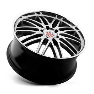 Victor Equipment LEMANS Gloss Black W/ Mirror Cut Lip 19x11 +52 5x130mm 71.5mm - Wheelwiz