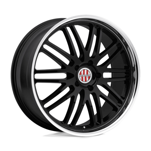 Victor Equipment LEMANS Gloss Black W/ Mirror Cut Lip 18x11 +52 5x130mm 71.5mm - WheelWiz