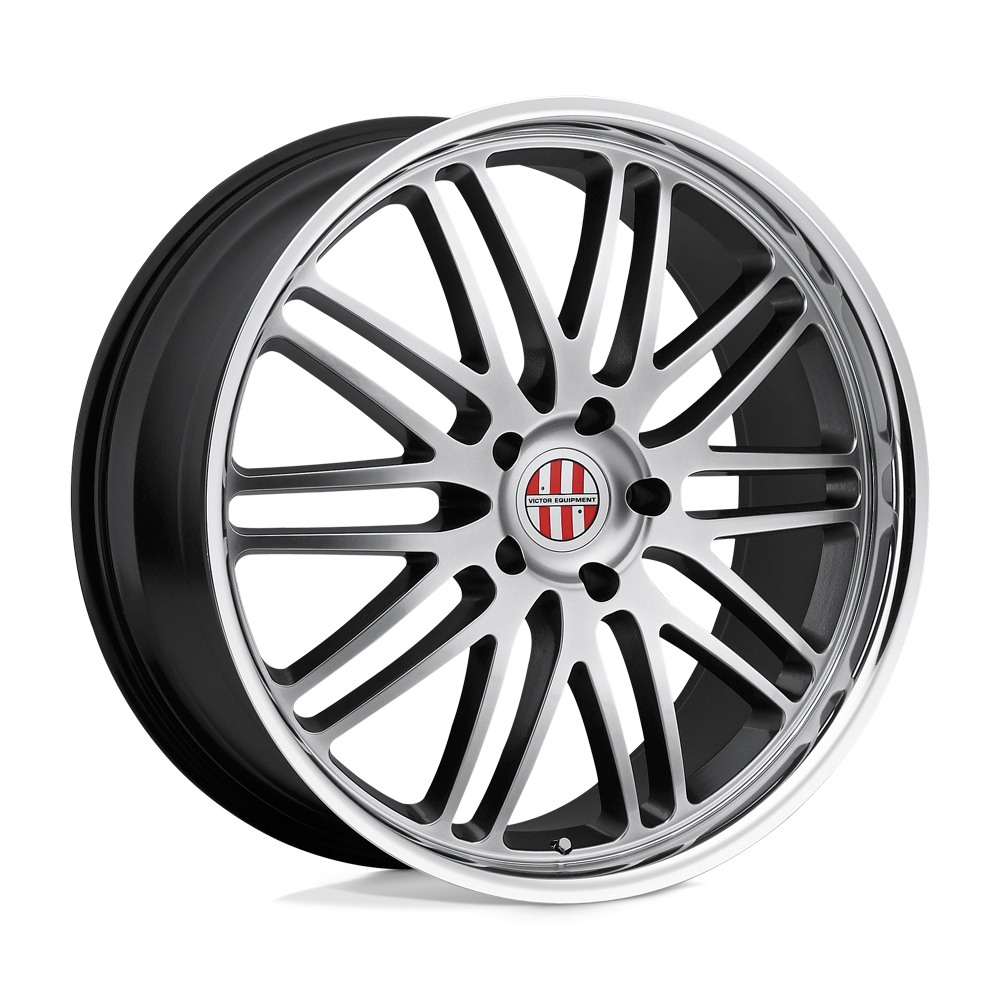 Victor Equipment LEMANS Hyper Silver W/ Mirror Cut Lip 19x11 +36 5x130mm 71.5mm - WheelWiz