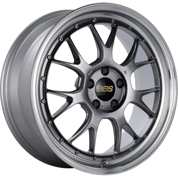 BBS LMR 19x8.5 +30 5x112 PFS DIAMOND BLACK POLISHED
