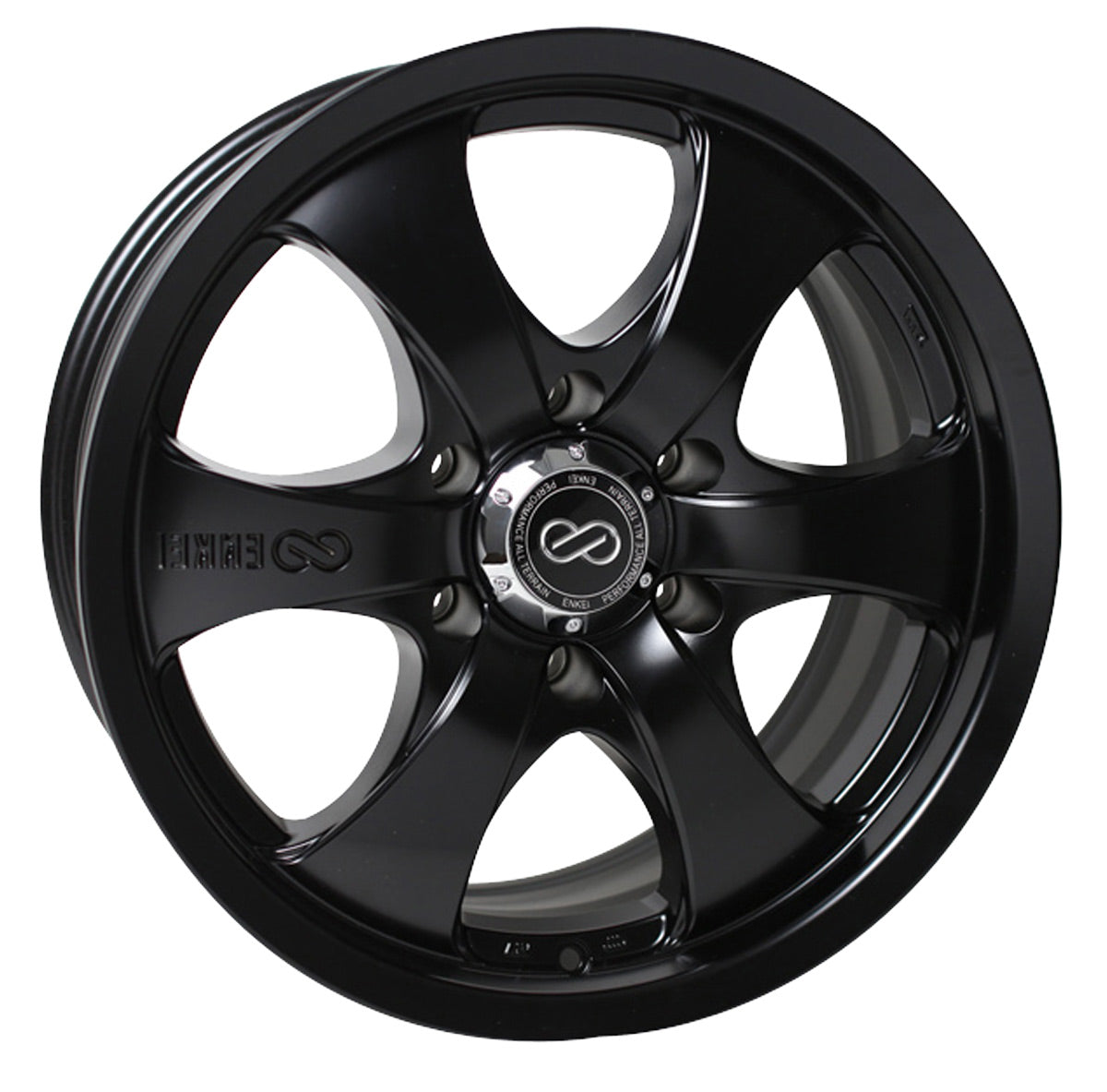 Enkei M6 Black Paint 20x9 +10 6x139.7mm 108.5mm - WheelWiz