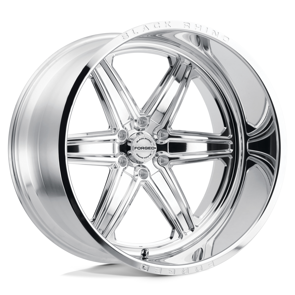 Black Rhino MARAUDER Polished 24x14 -76 6x139.7mm 112.1mm - WheelWiz