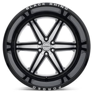 Black Rhino MARAUDER Gloss Black W/ Milled Spokes 22x14 -76 6x139.7mm 112.1mm - WheelWiz