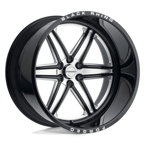 Black Rhino MARAUDER Gloss Black W/ Milled Spokes 24x14 -76 6x139.7mm 112.1mm - WheelWiz