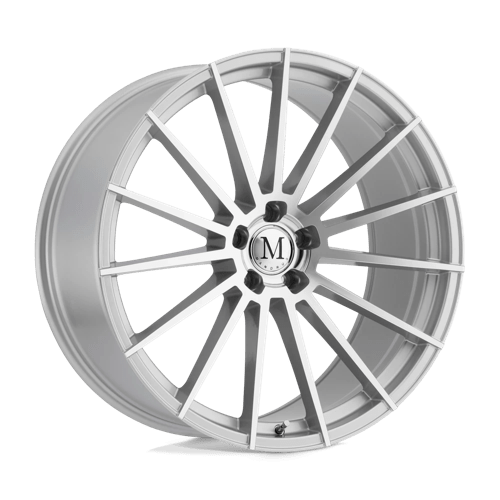 Mandrus STIRLING Silver W/ Mirror Cut Face 20x9 +40 5x112mm 66.6mm - WheelWiz