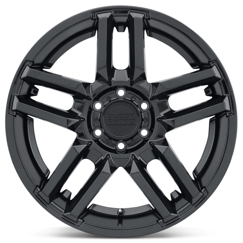 Black Rhino MESA Gloss Black 17x8.5 0 5x127mm 76.1mm - Wheelwiz