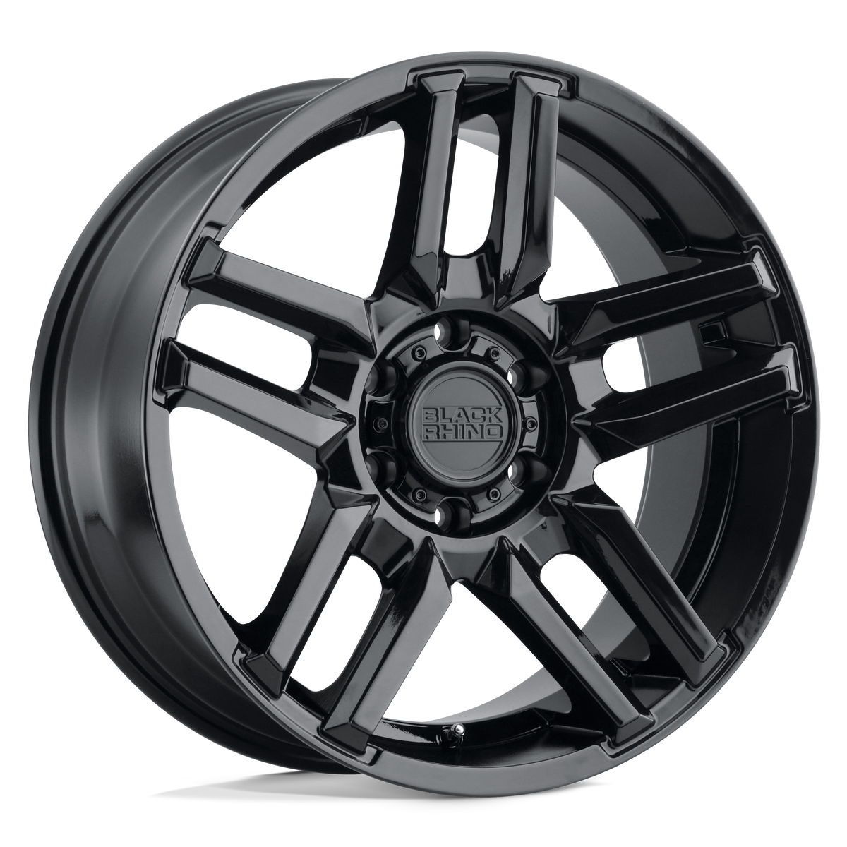 Black Rhino MESA Gloss Black 17x8.5 -18 5x127mm 71.5mm - WheelWiz