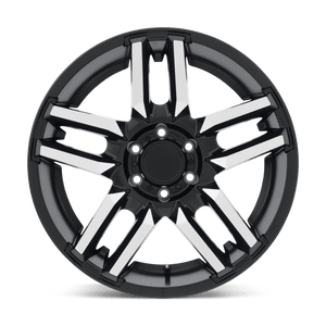Black Rhino MESA Matte Black W/ Machined Face 20x9 +12 6x135mm 87.1mm - Wheelwiz