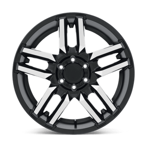 Black Rhino MESA Matte Black W/ Machined Face 20x9 +2 5x127mm 71.5mm - WheelWiz