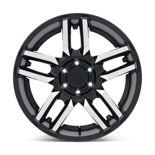 Black Rhino MESA Matte Black W/ Machined Face 20x9 -18 6x139.7mm 112.1mm - WheelWiz
