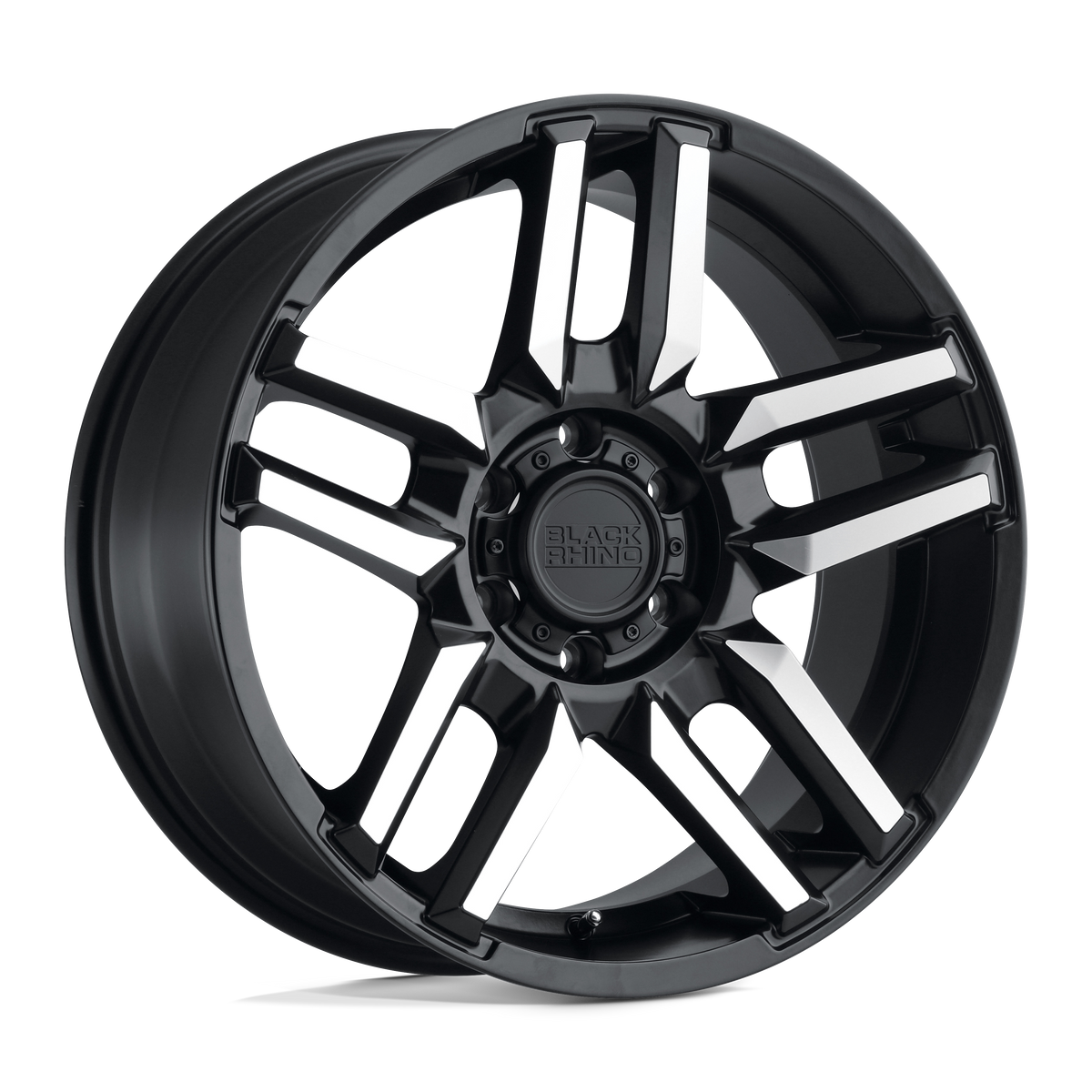Black Rhino MESA Matte Black W/ Machined Face 17x8.5 0 6x135mm 87.1mm - WheelWiz